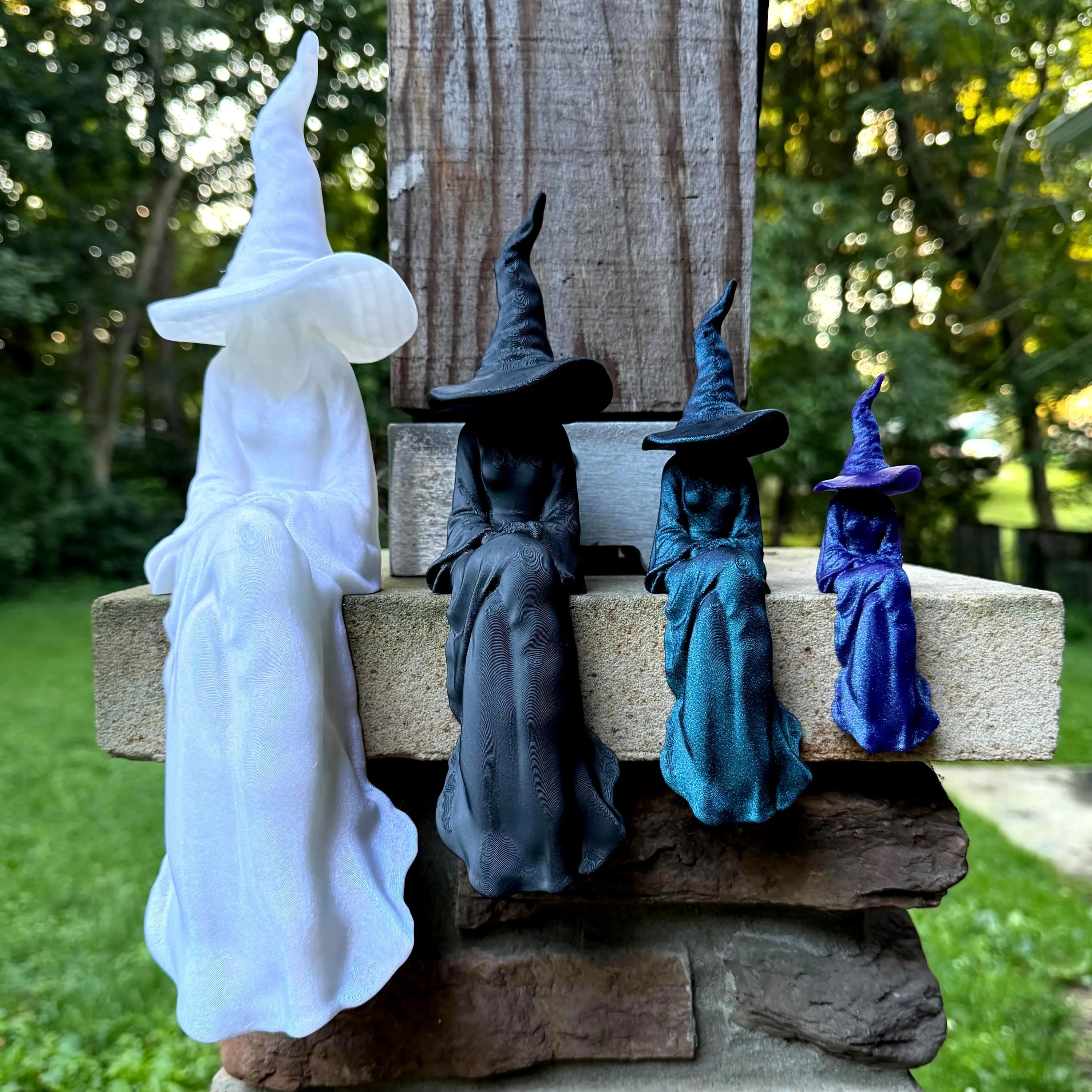 Witch Perchling | Shelf Sitter | Macabre Monitor Buddy | Gothic Plant Pal | Dark Academia Accent