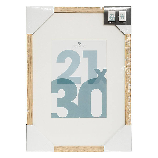 Cadre photo Manu - bois et verre - 21x30 cm - Atmosphera