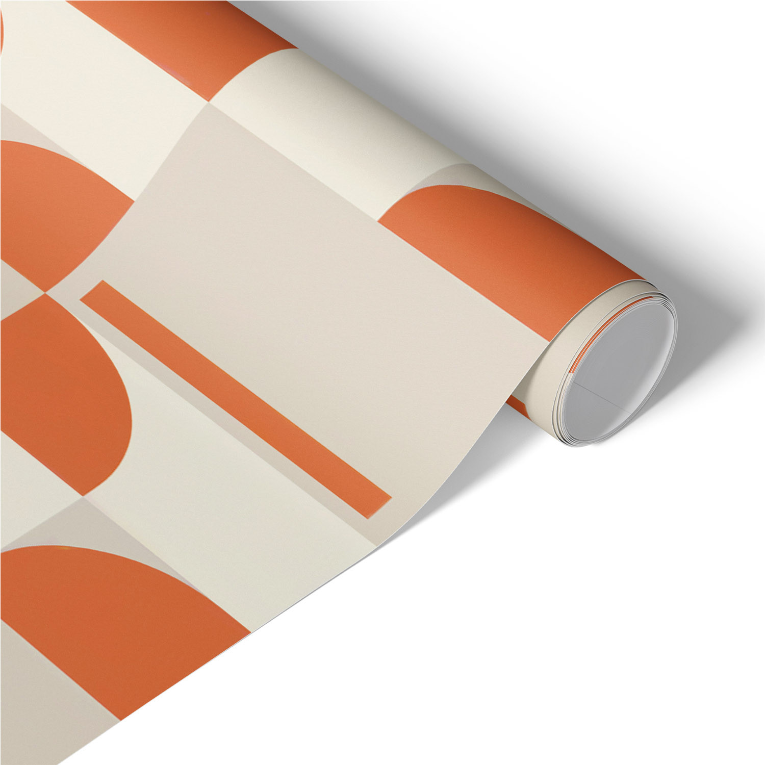Okleina na meble Kontrastowe półkola 50x100 Folia samoprzylepna