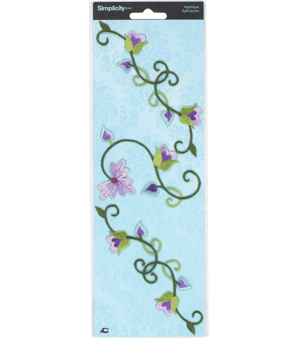 Simplicity Multicolor Bloom Vines Iron On Patch