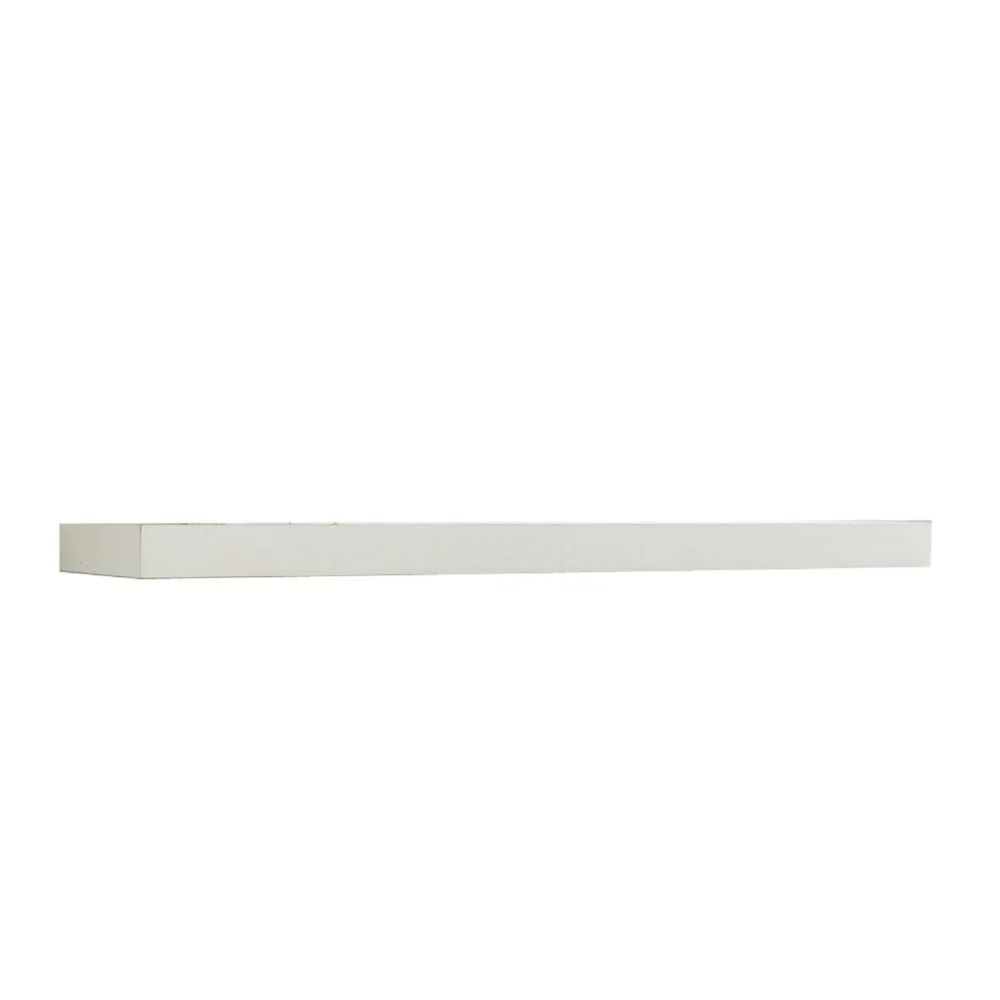 InPlace 47-inch White Floating Wall Shelf