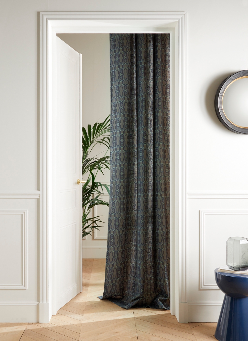 RIDEAU IMPRIMÉ RIKO MULTICOLORE