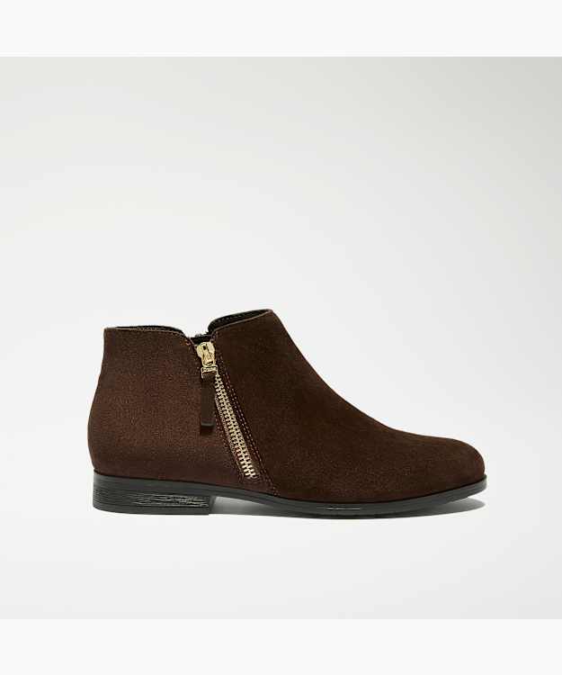 Pantha Brown - Suede Ankle Boots