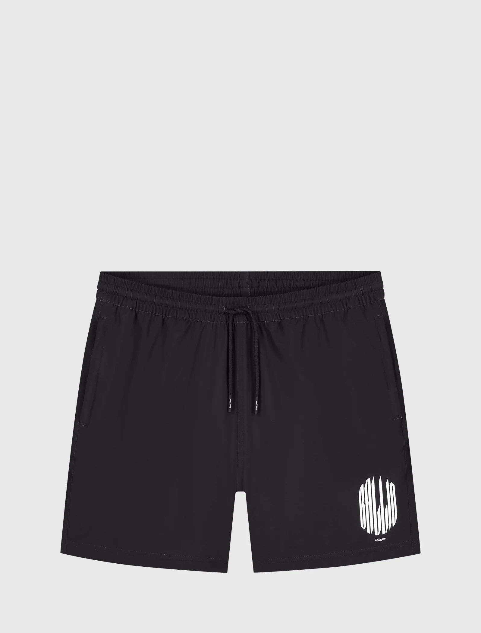 Grunge Logo Swim Shorts | Black