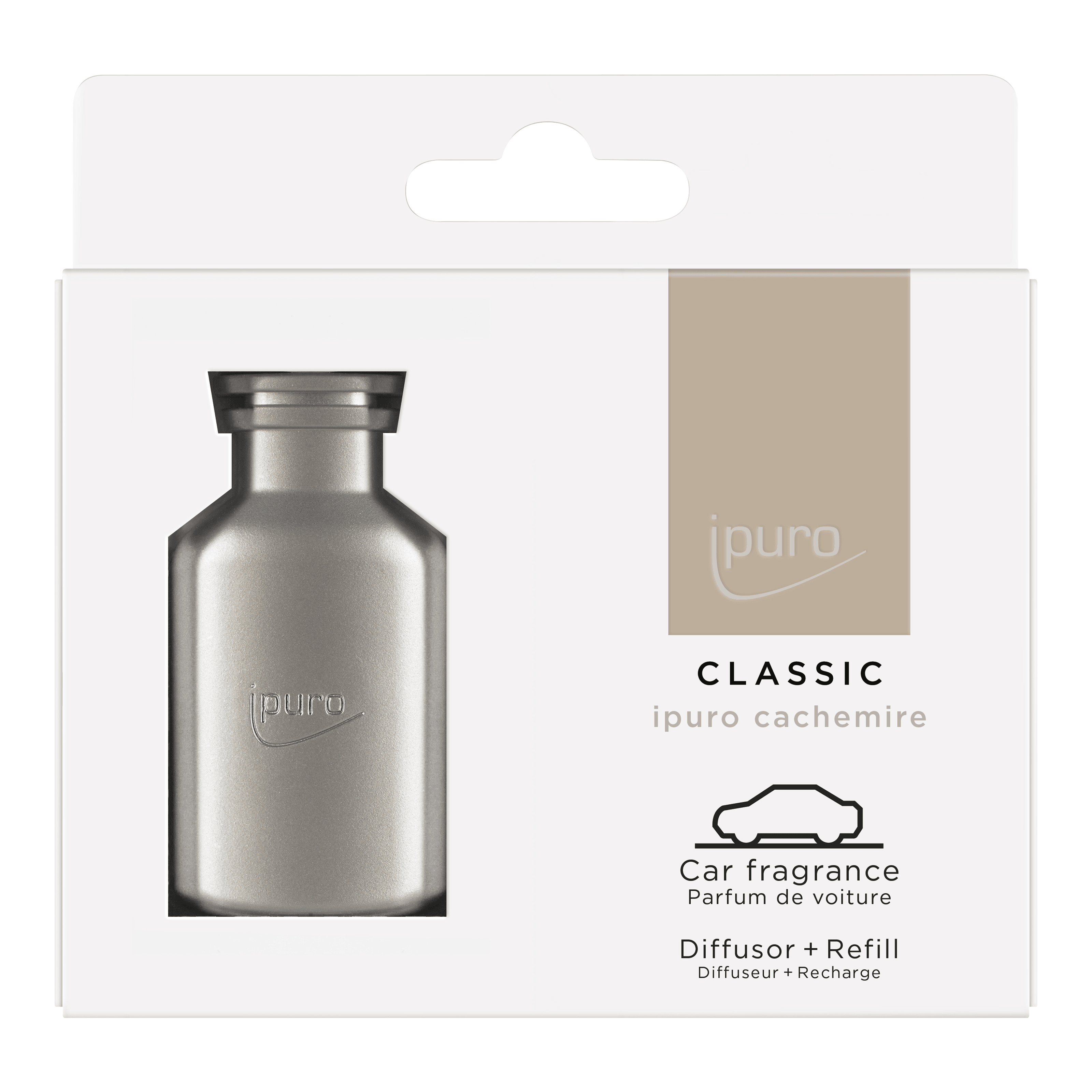 CLASSIC Autoduft-Set Cachemire Beige, 3 -tlg., 9 g