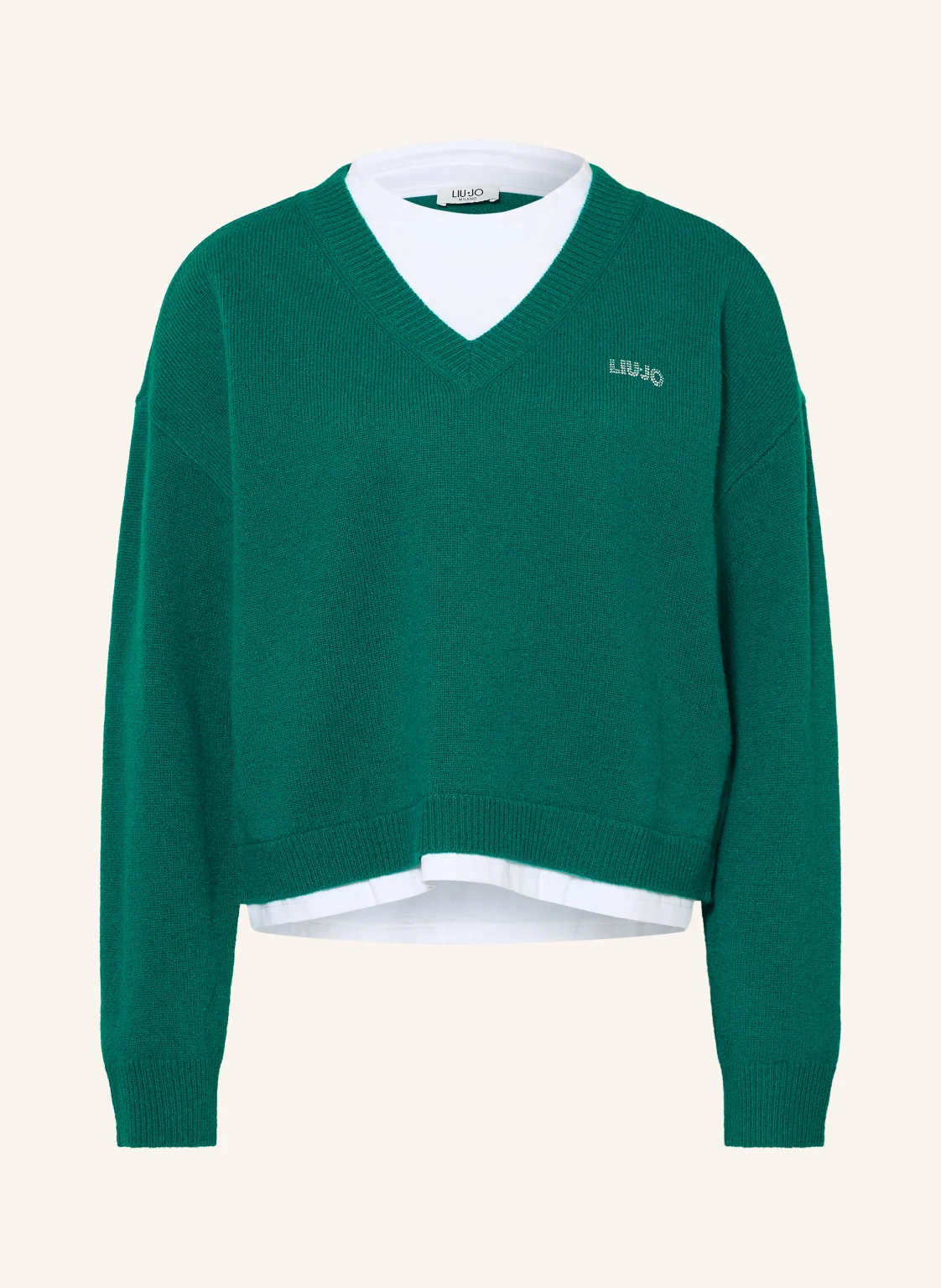 LIU JO Pullover im Materialmix