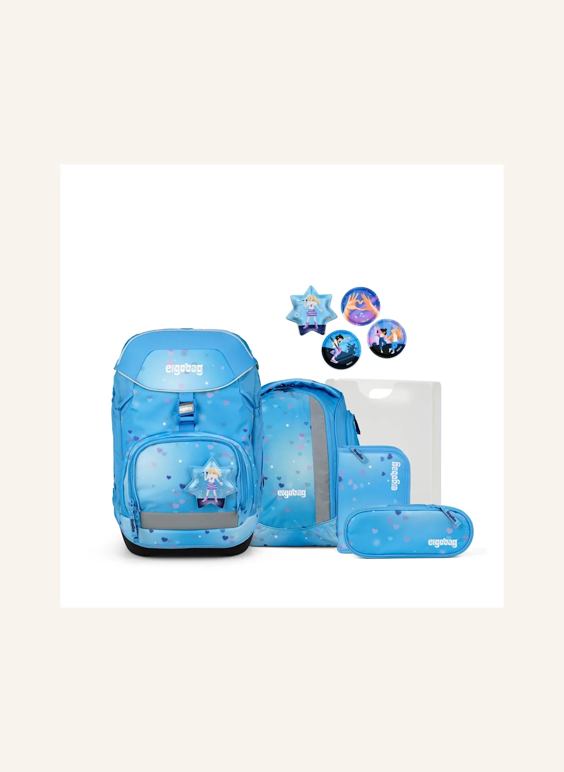 ergobag Schulranzen-Set PACK SET