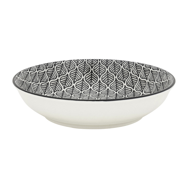 Schaal black print - diverse varianten - &Oslash;14x3.5 cm