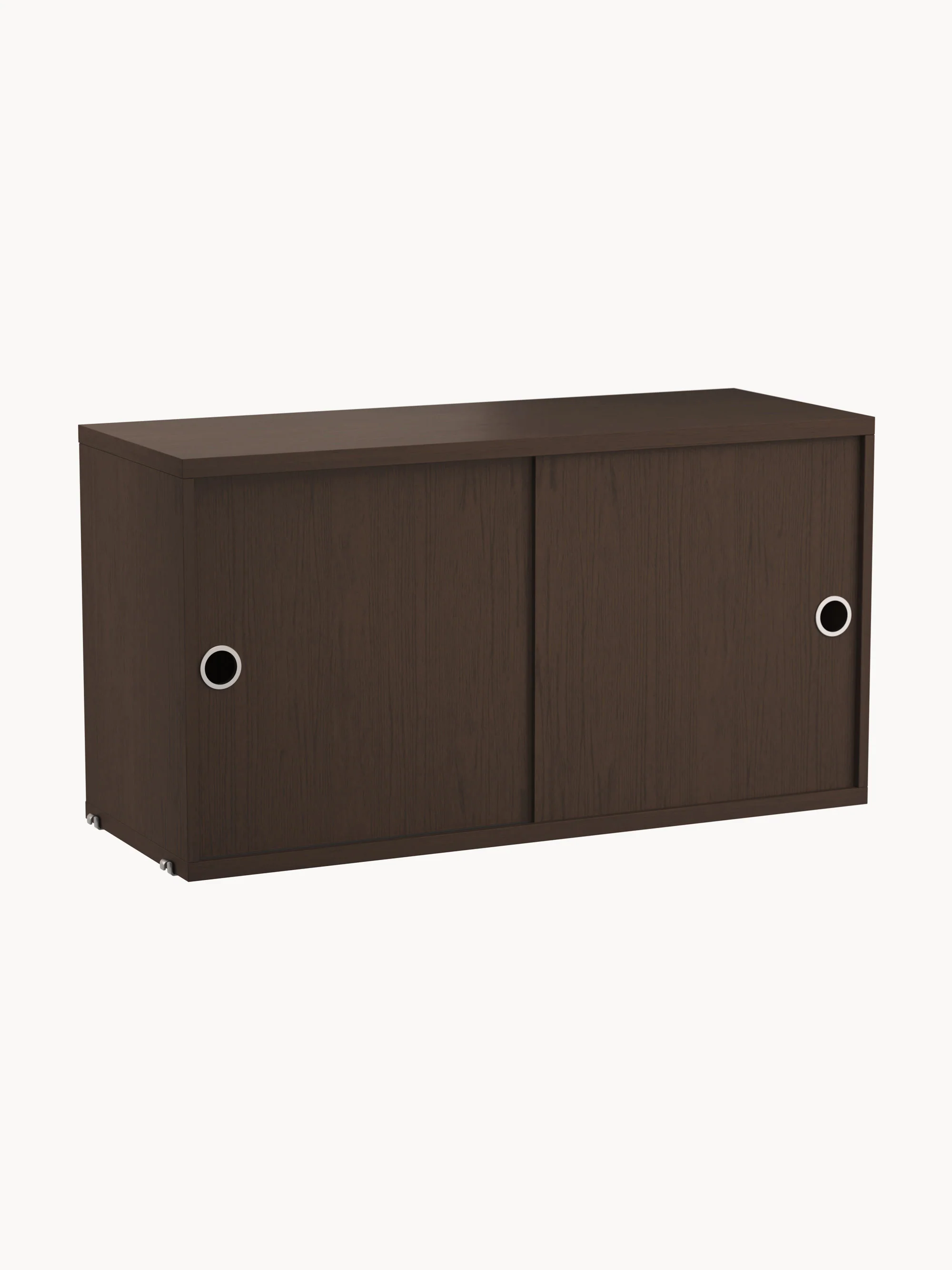 Schrank String System mit Schiebetüren, B 78 x T 30 cm