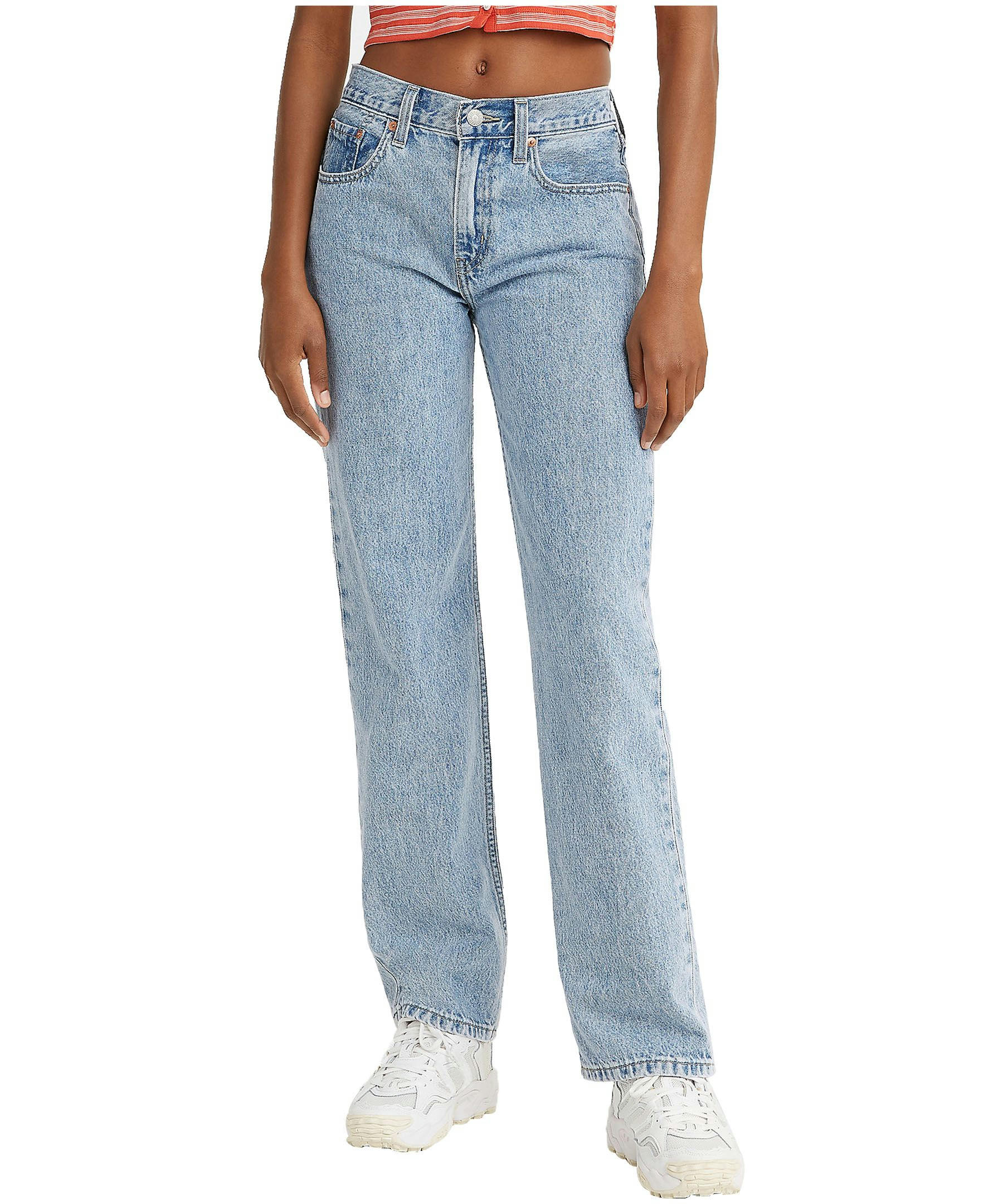 Levi's Women's Low Pro Low Rise Straight Leg Jeans - Light Indigo
