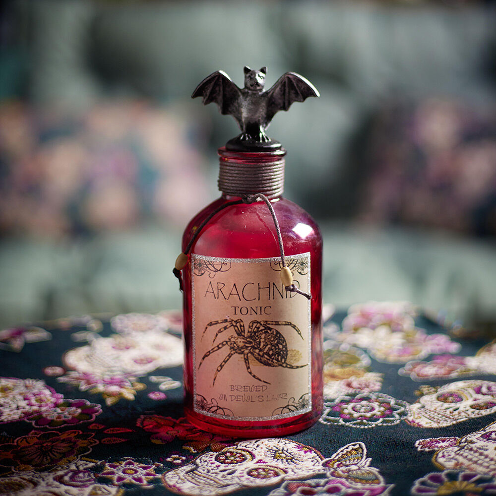 Bouteille colorée effet poison