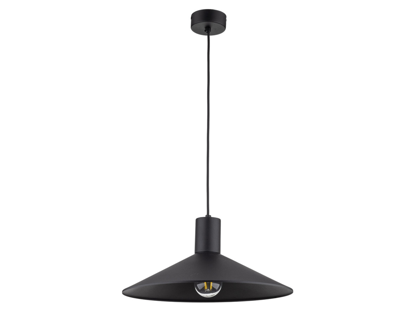 Lampa wisząca Jump 36 cm metalowa czarna