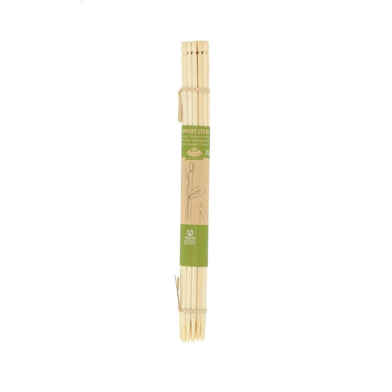 - Lot de 20 tuteurs Bambou 30 cm