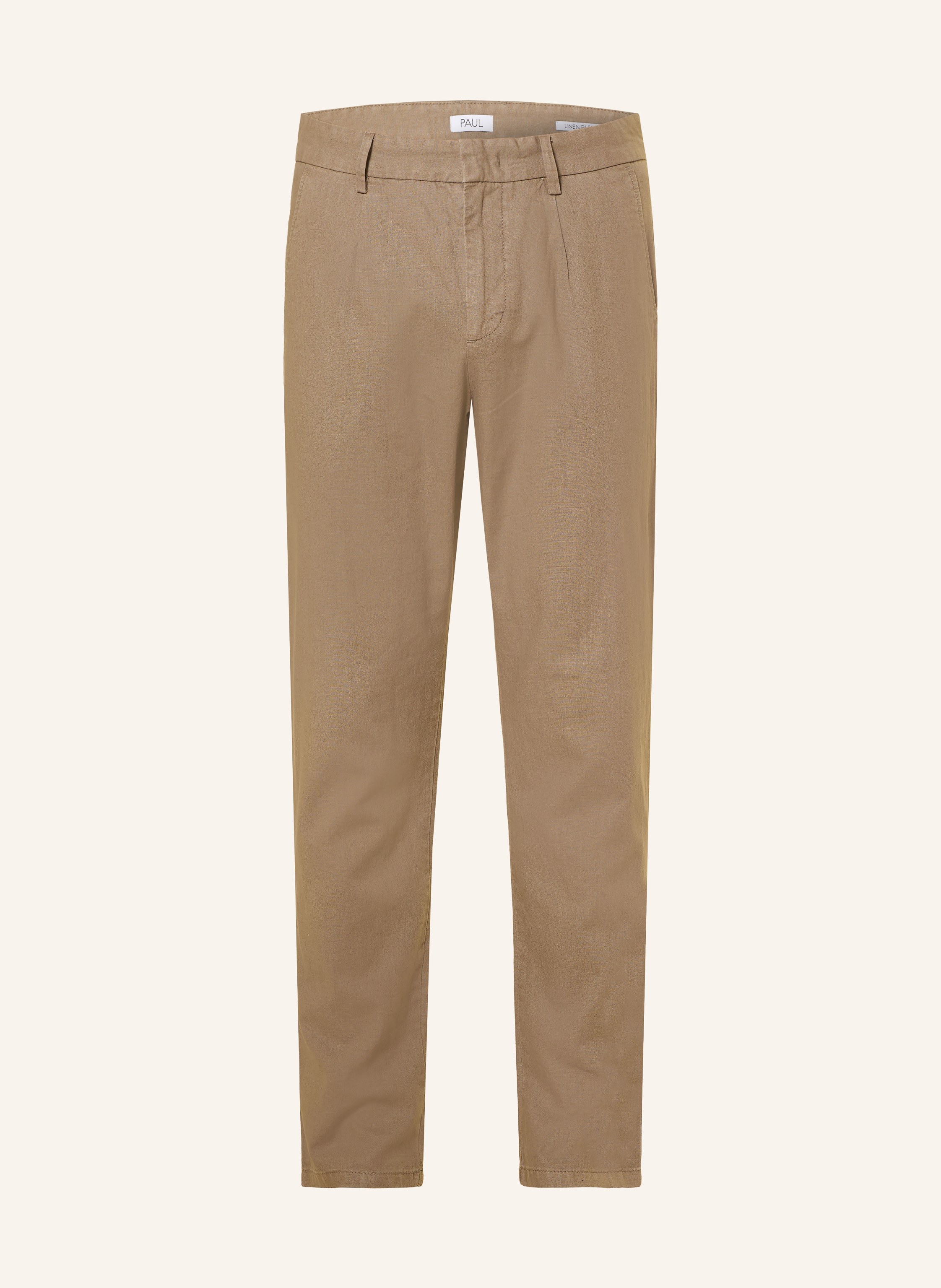 PAUL Chino Regular Fit mit Leinen