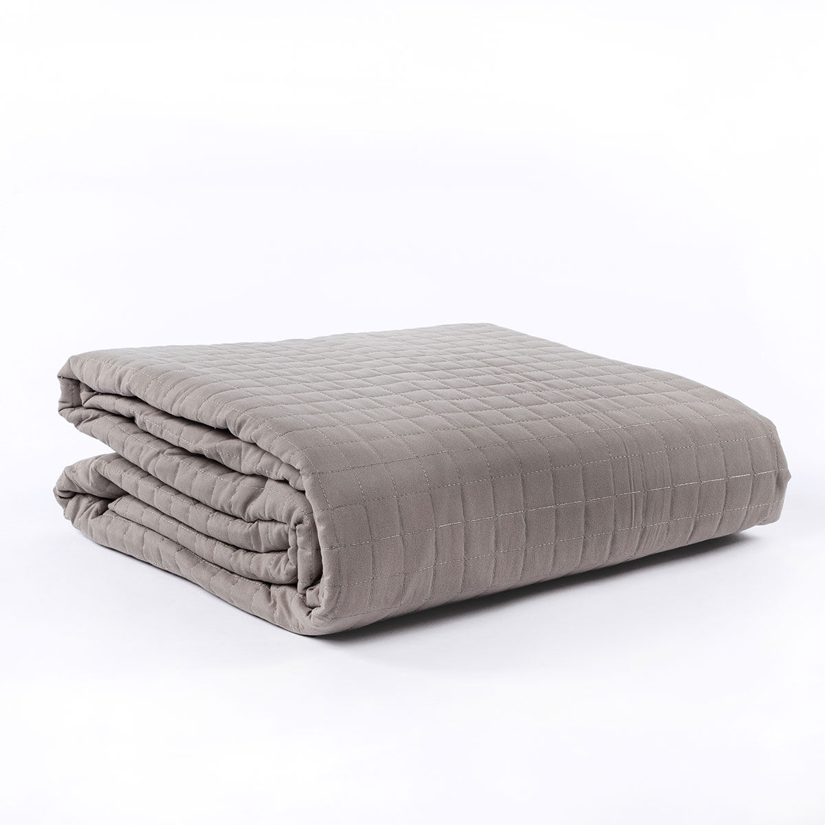 Colcha de casal GRACE taupe 250x250cm