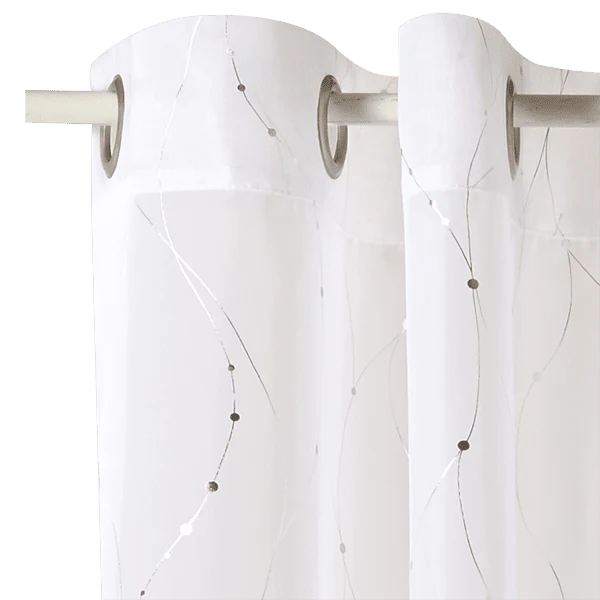 4MURS Voilage PLATINIUM coloris blanc 140 x 240 cm