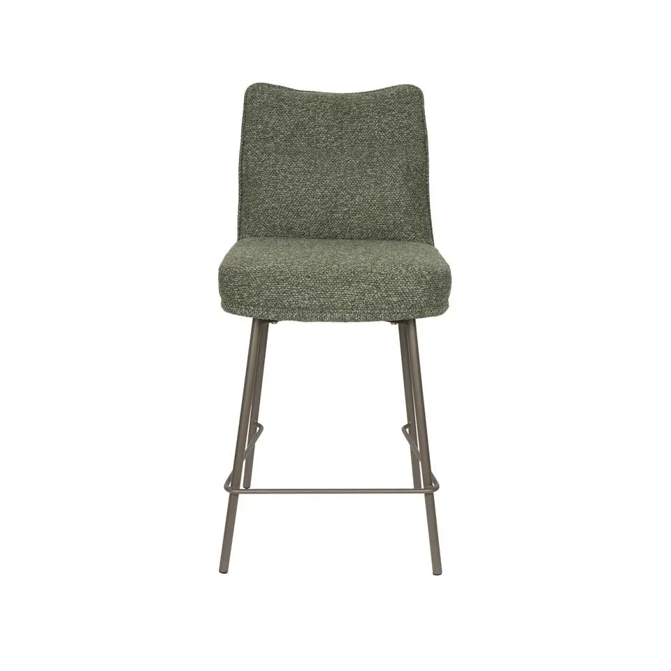 Housecraft Living Jacques Barkrukken rugleuning 65 cm Groen - Set van 2