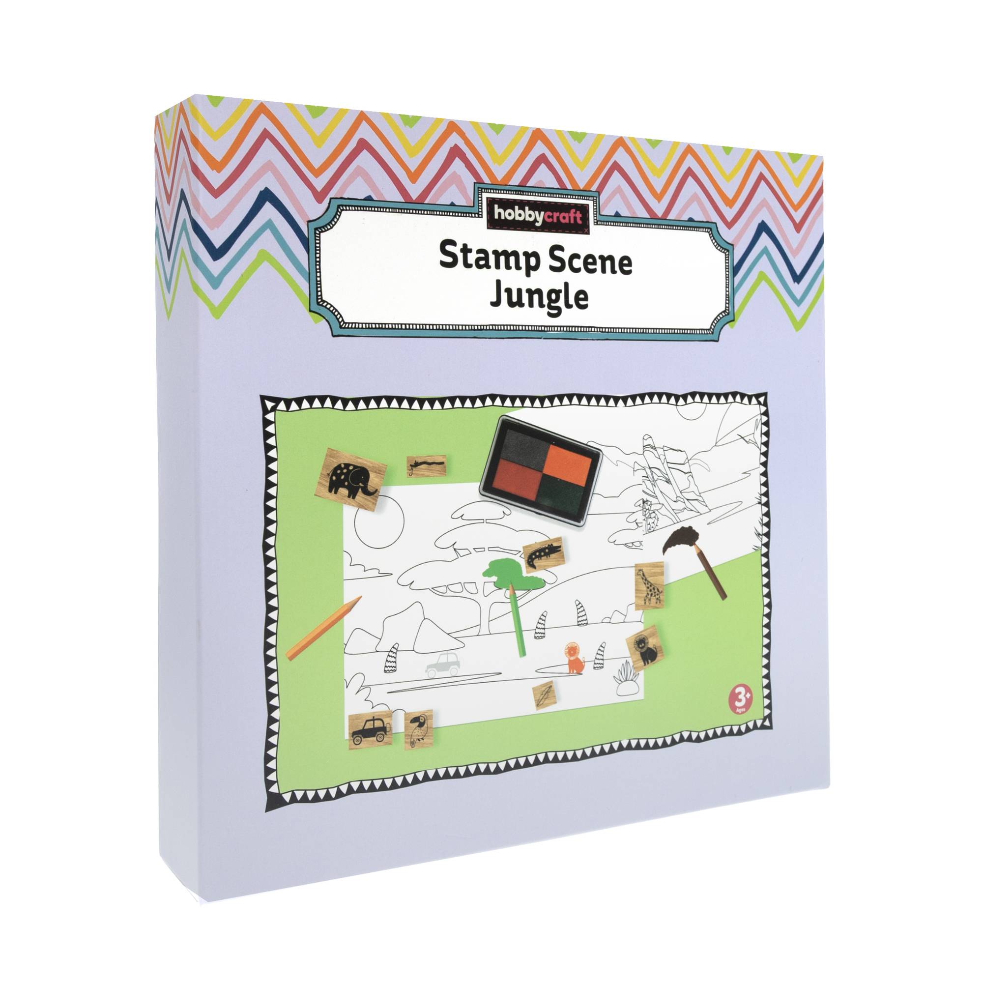 Into the Jungle Stamp Scene Kit