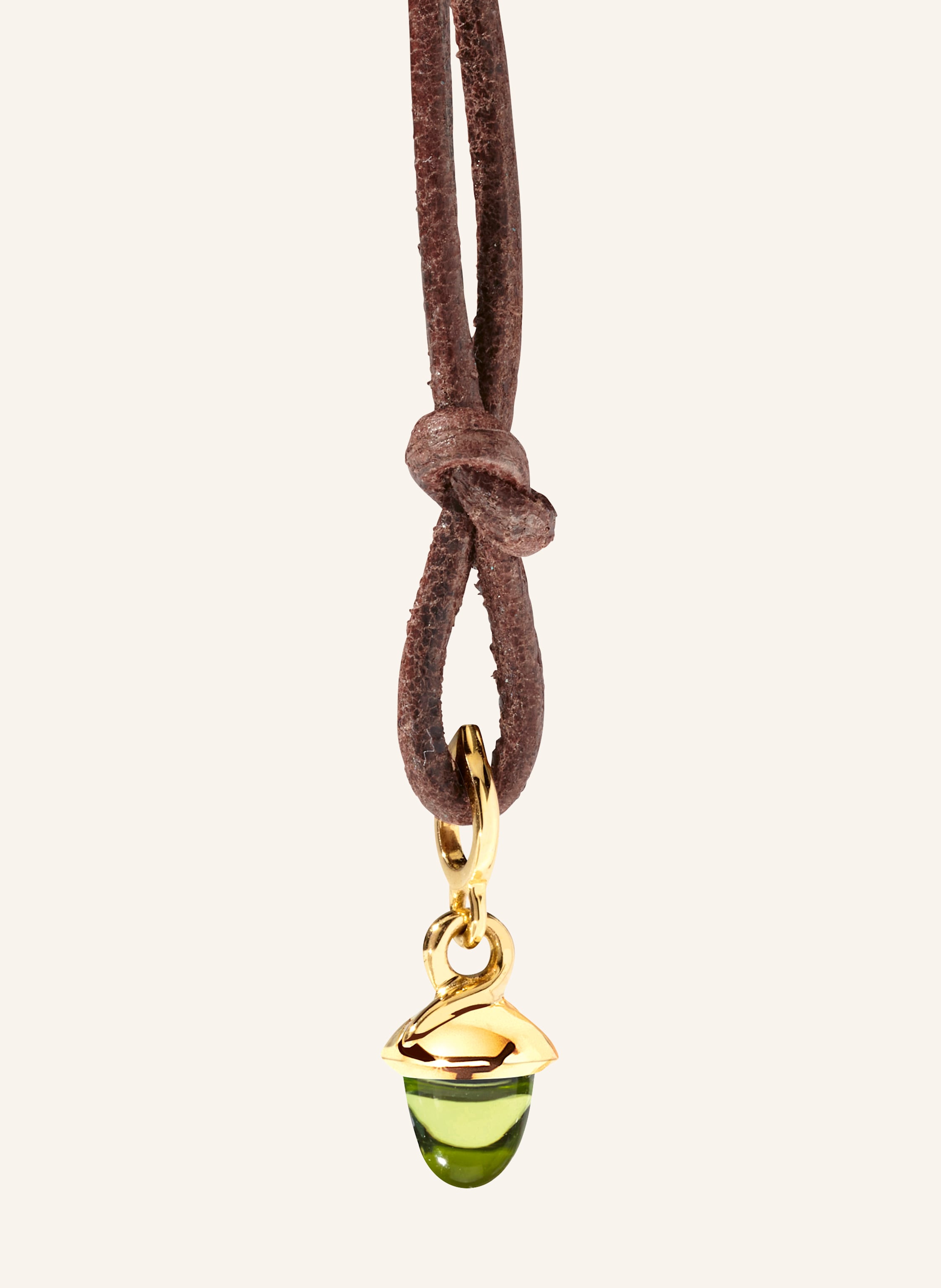 TAMARA COMOLLI Anhänger PENDANT MINIMIKADO PERIDOT 18K Gelbgold
