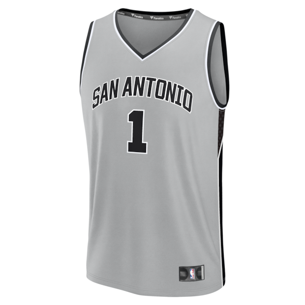 Victor Wembanyama San Antonio Spurs  Youth  Fast Break Jersey - Statement Edition - Silver