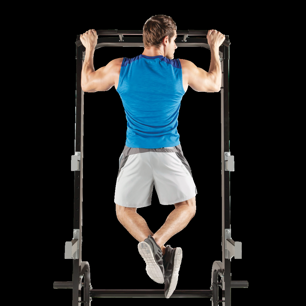 Marcy SM-8117 Adjustable Walk-in Squat Rack & Pull-Up Bar