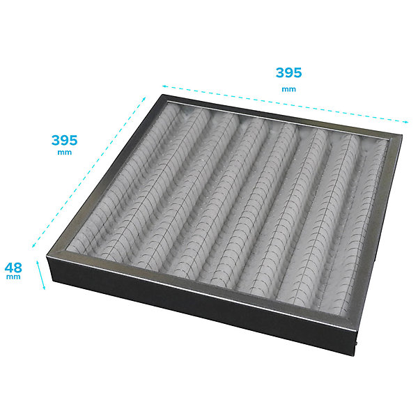 Filtre G4 compatible CTA FRANCE AIR FR SPG Dimensions : - 395 x 395 x 48 mm,