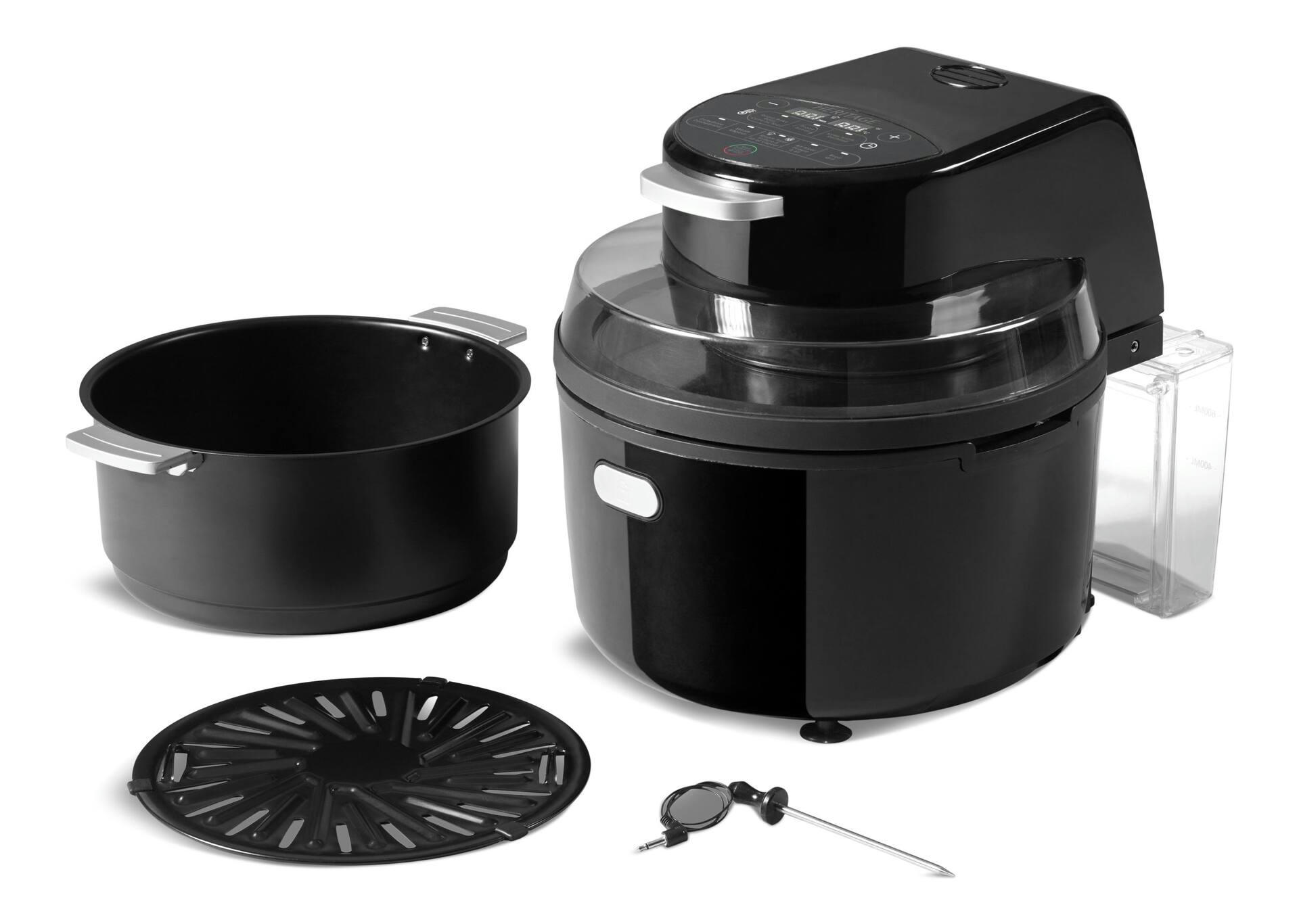Heritage Digital Electric Air Fryer with Steam & Temp Probe