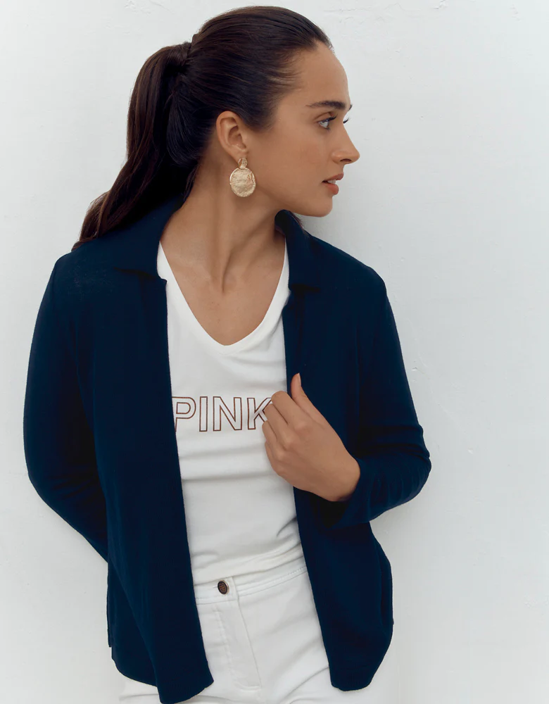 Gilet maille en mérinos GINI1927/87220/317