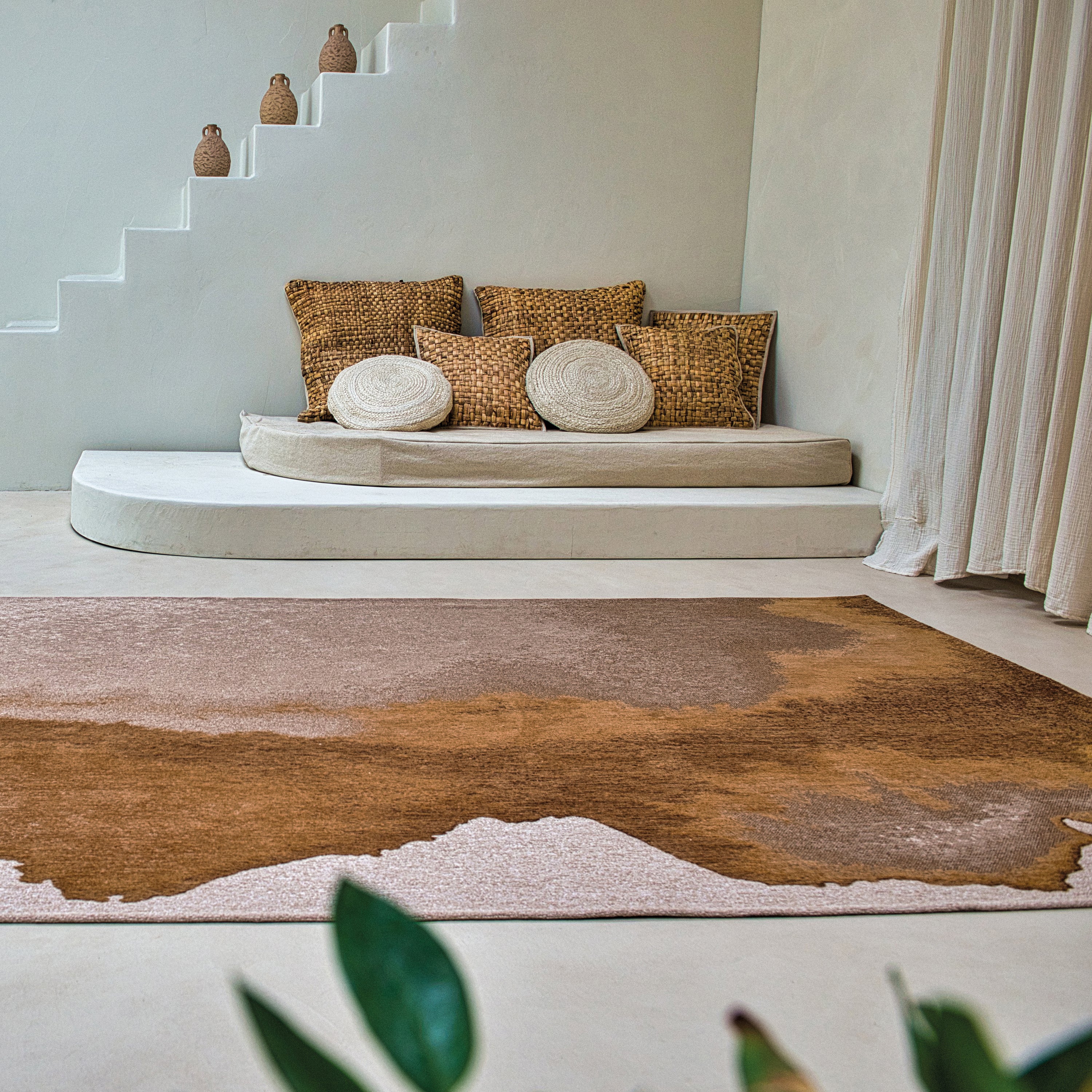 Louis de Poortere Lagoon Vloerkleed 170 x 240 cm - Chestnut Meditation