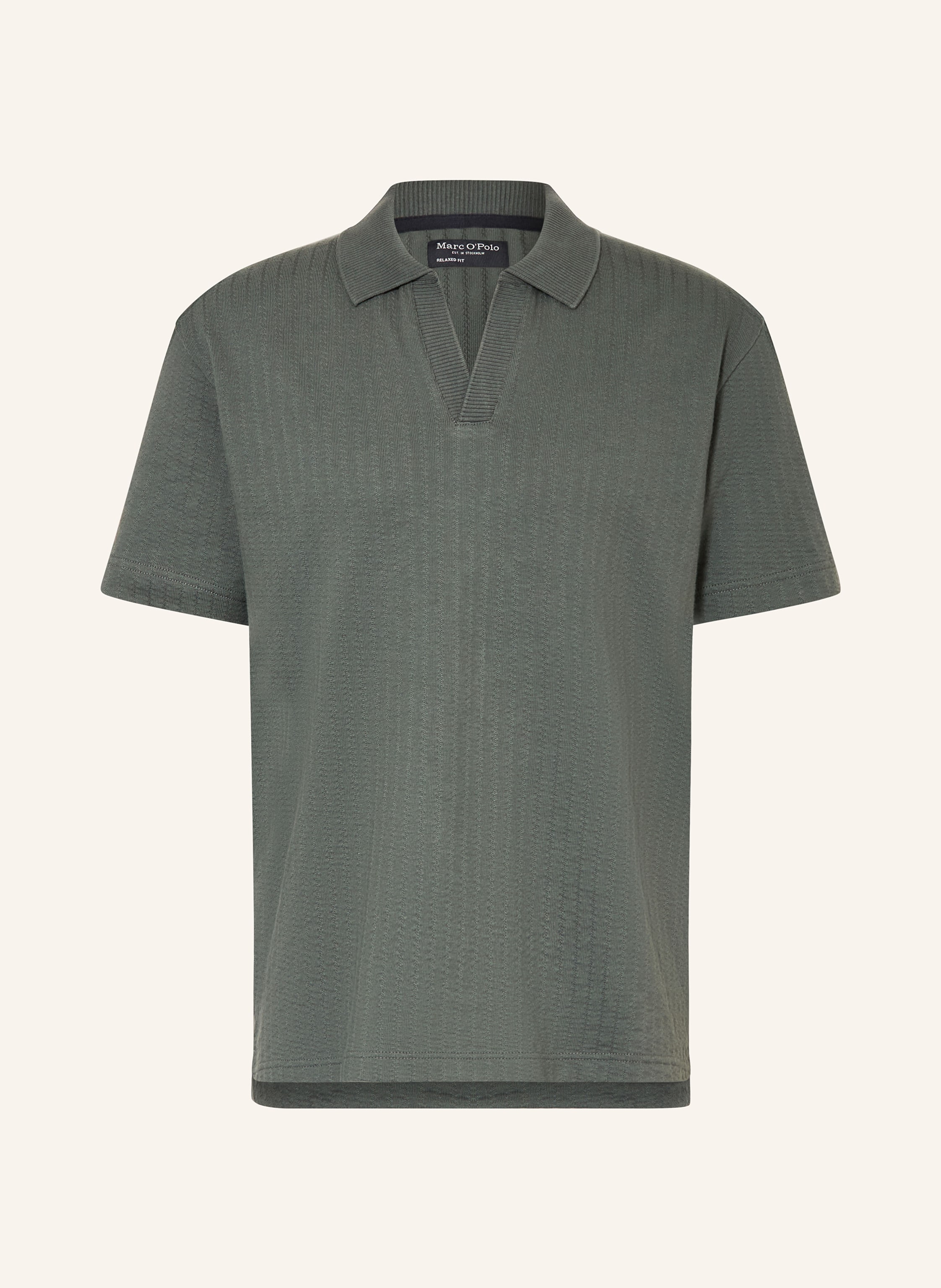 Marc O'Polo Strick-Poloshirt Relaxed Fit