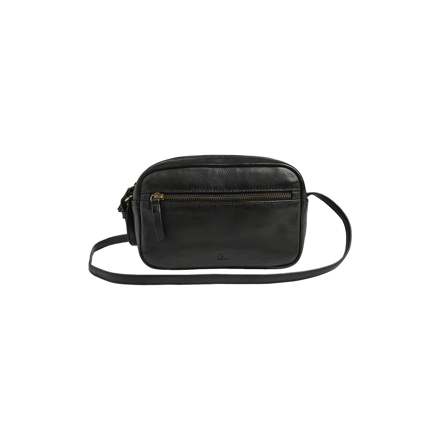 TerraMBG Crossbody Bag Soft Vintage, black w/br. gold
