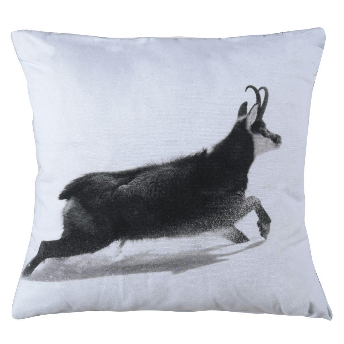 ASPIN - Coussin carré 40 x 40 cm imprimé chamois