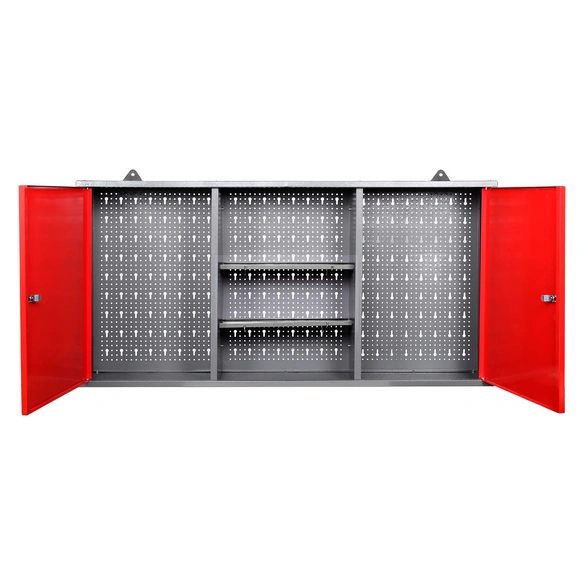 Werkstatt-Set, Entdecker 240 cm Rot-Grau