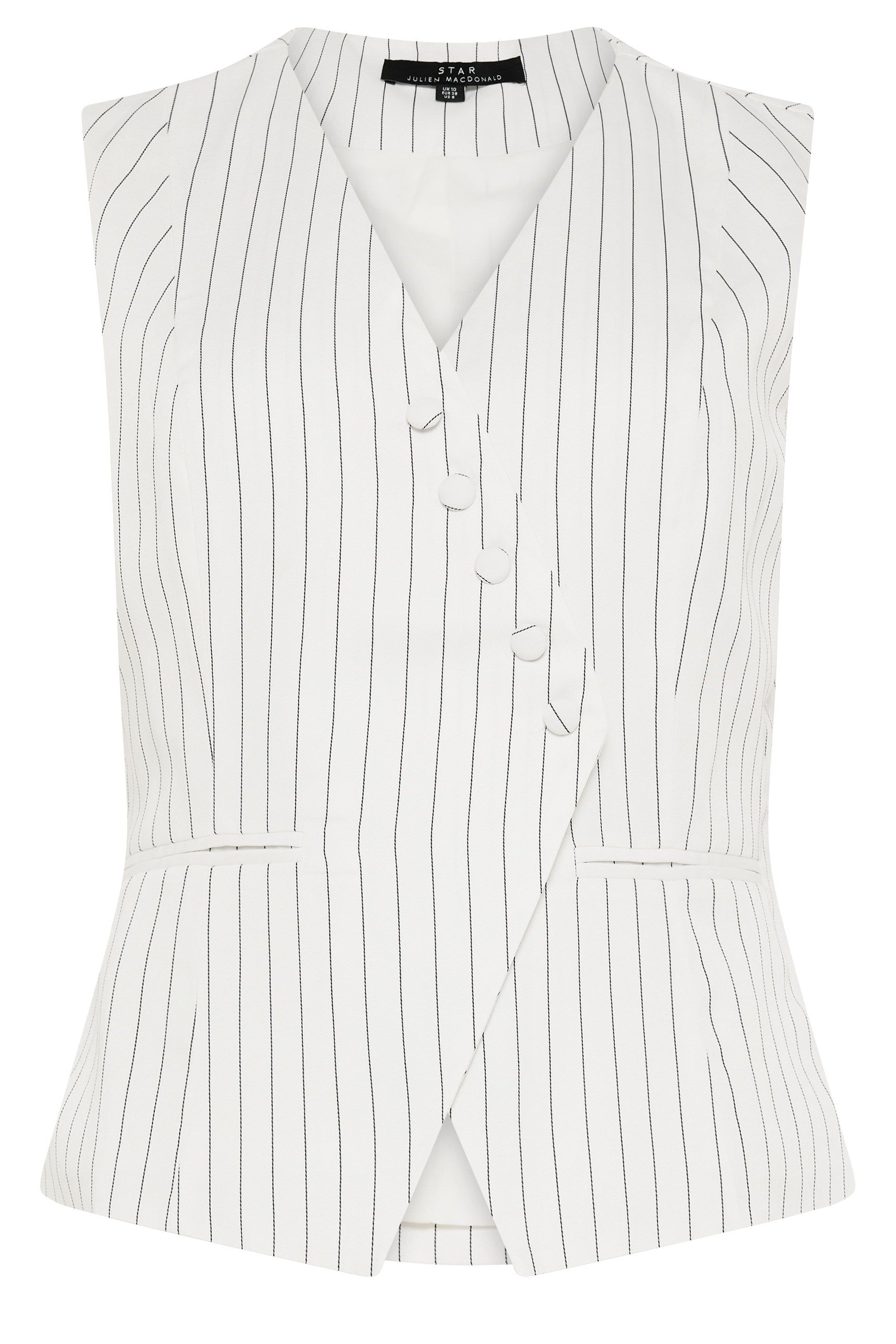 Star by Julien Macdonald Pinstripe Waistcoat