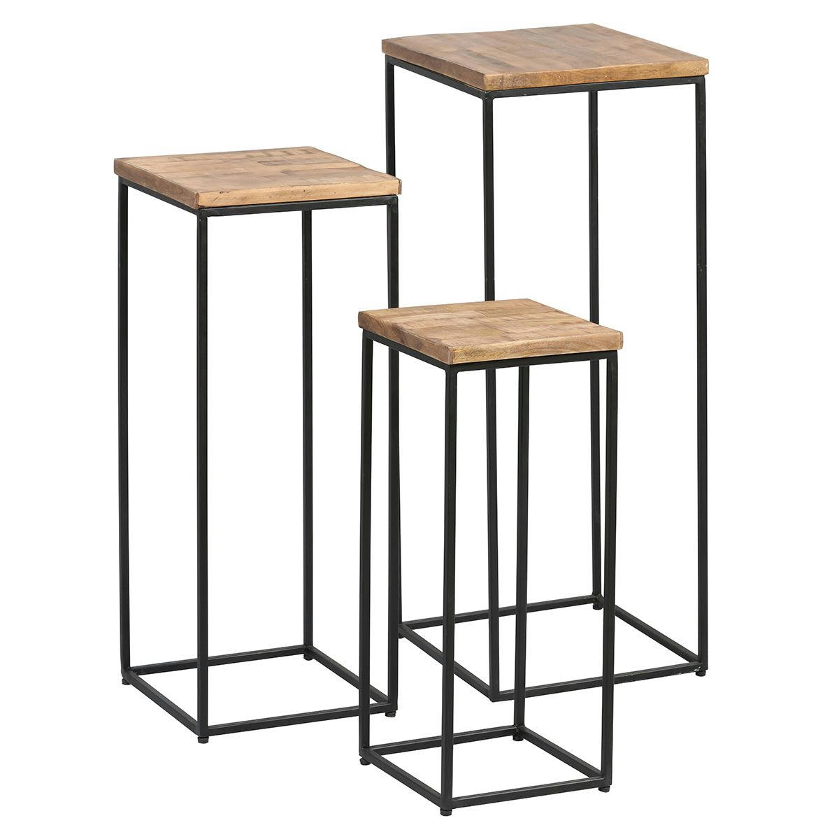 CANELLE - Ensemble  de 3 sellettes gigognes