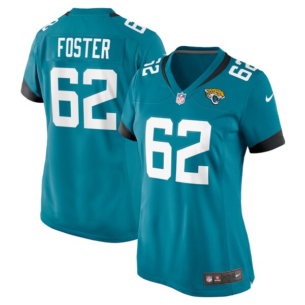 Javon Foster Jacksonville Jaguars Nike Women's  Game Jersey -  Teal