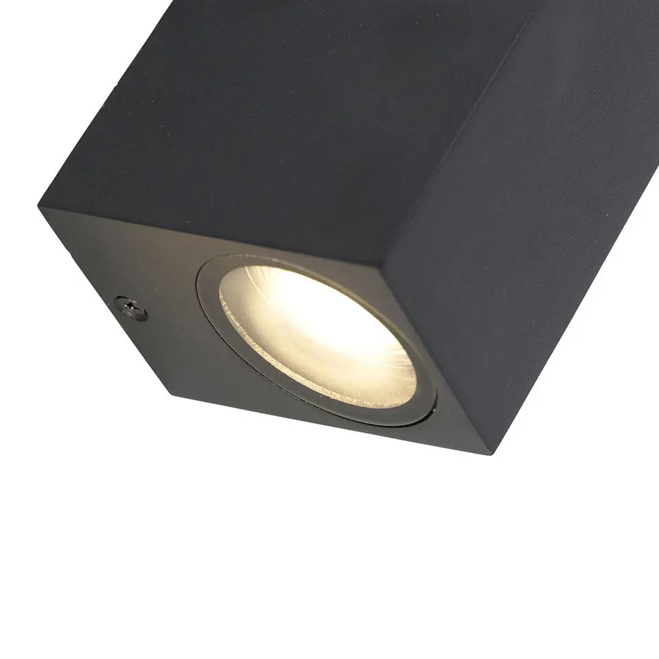 Qazqa up? en downlight lamp baleno zwart