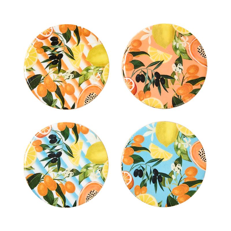 La Frutta Timber Coasters 4 Pack