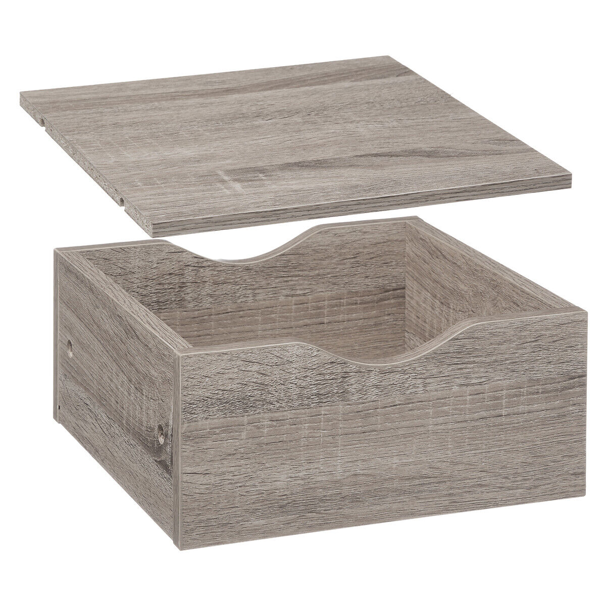 Gaveta e prateleira MIXMODUL cinza