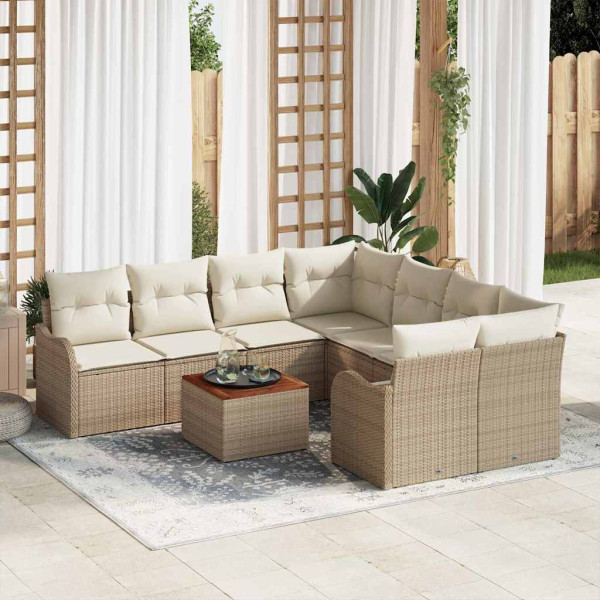 Zestaw Mebli Ogrodowych Wypoczynkowy Sofy Stolik Rattan Na Patio Na Balkon