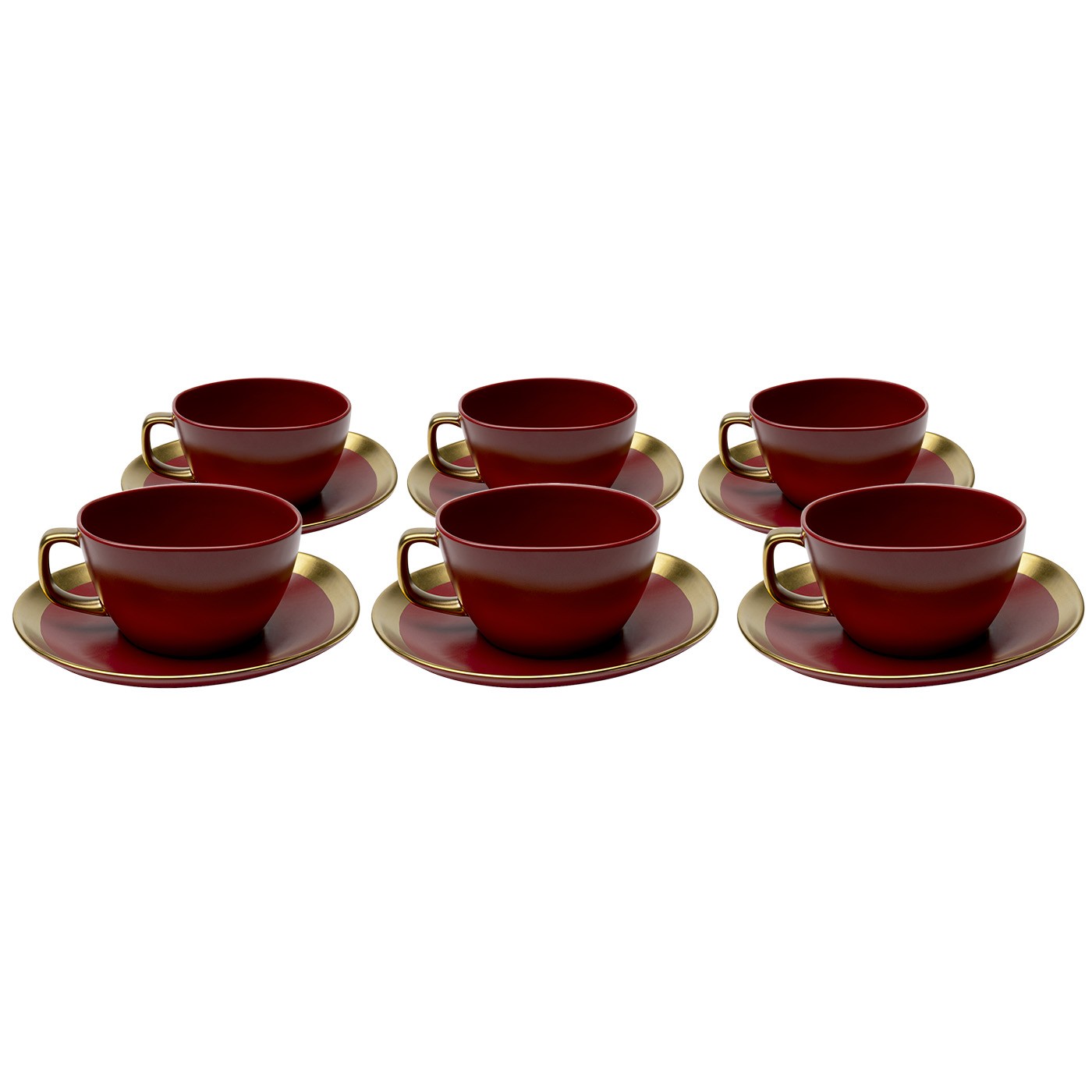 Kare Design Koffiekoppen Vibrations rood (6/set)