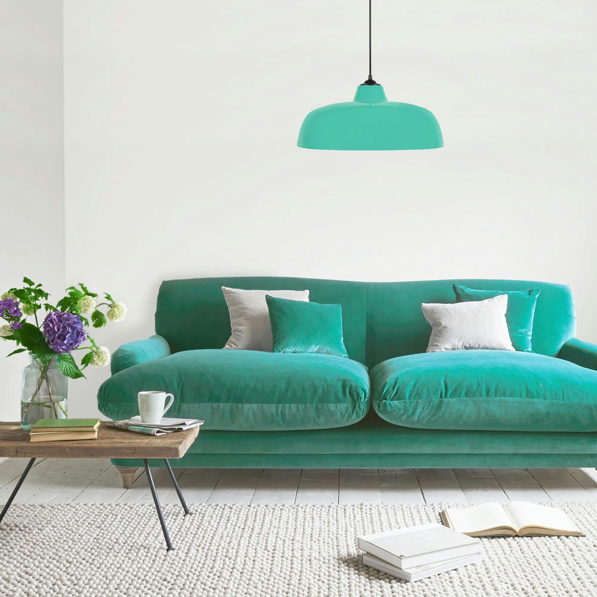 TROG - Suspension métal turquoise