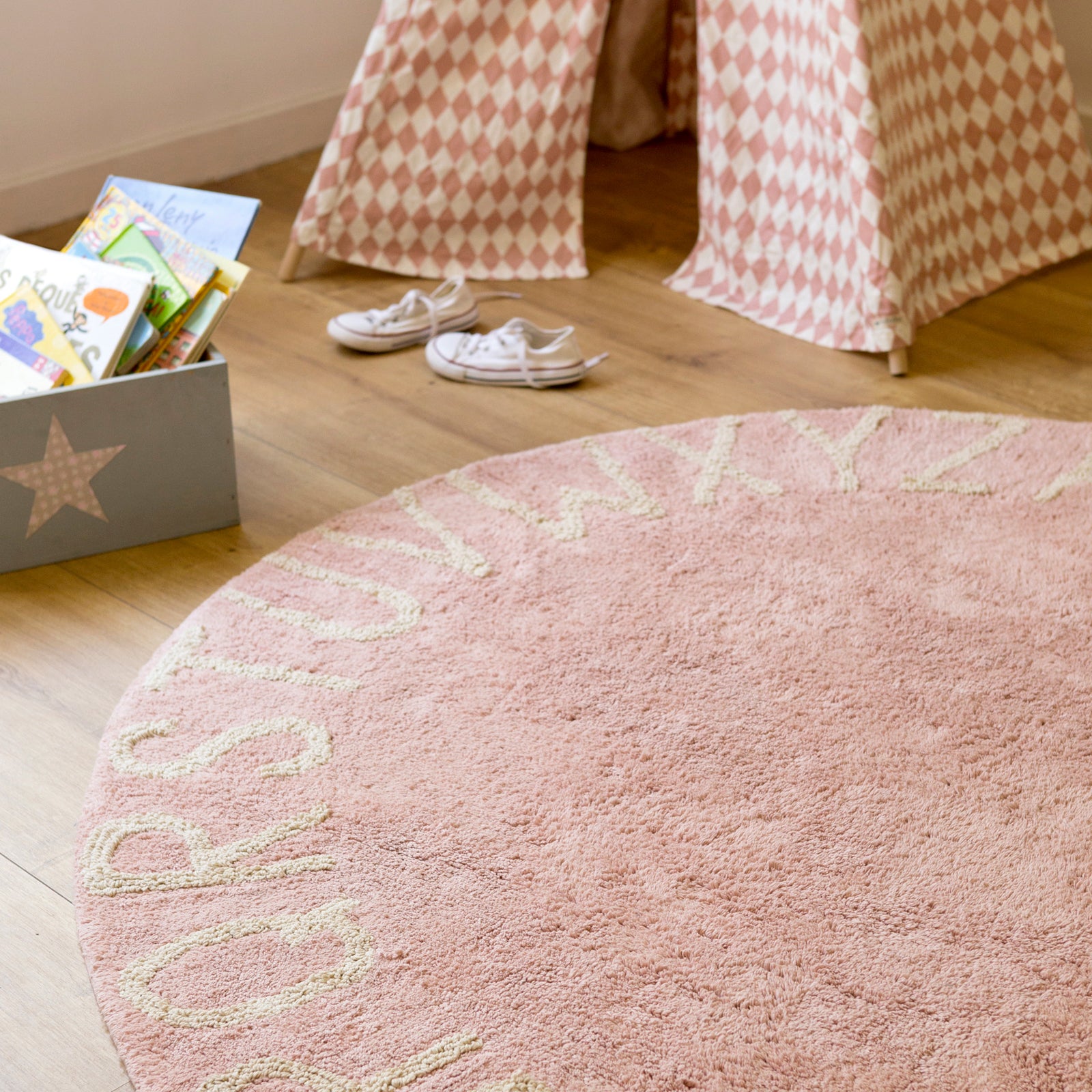 Lorena Canals ABC Vloerkleed Ø 150 cm - Vintage Nude