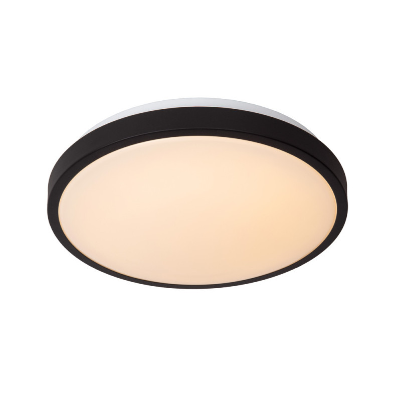 Plafonnier Dasher noir IP44 1150 lm 18 W LUCIDE