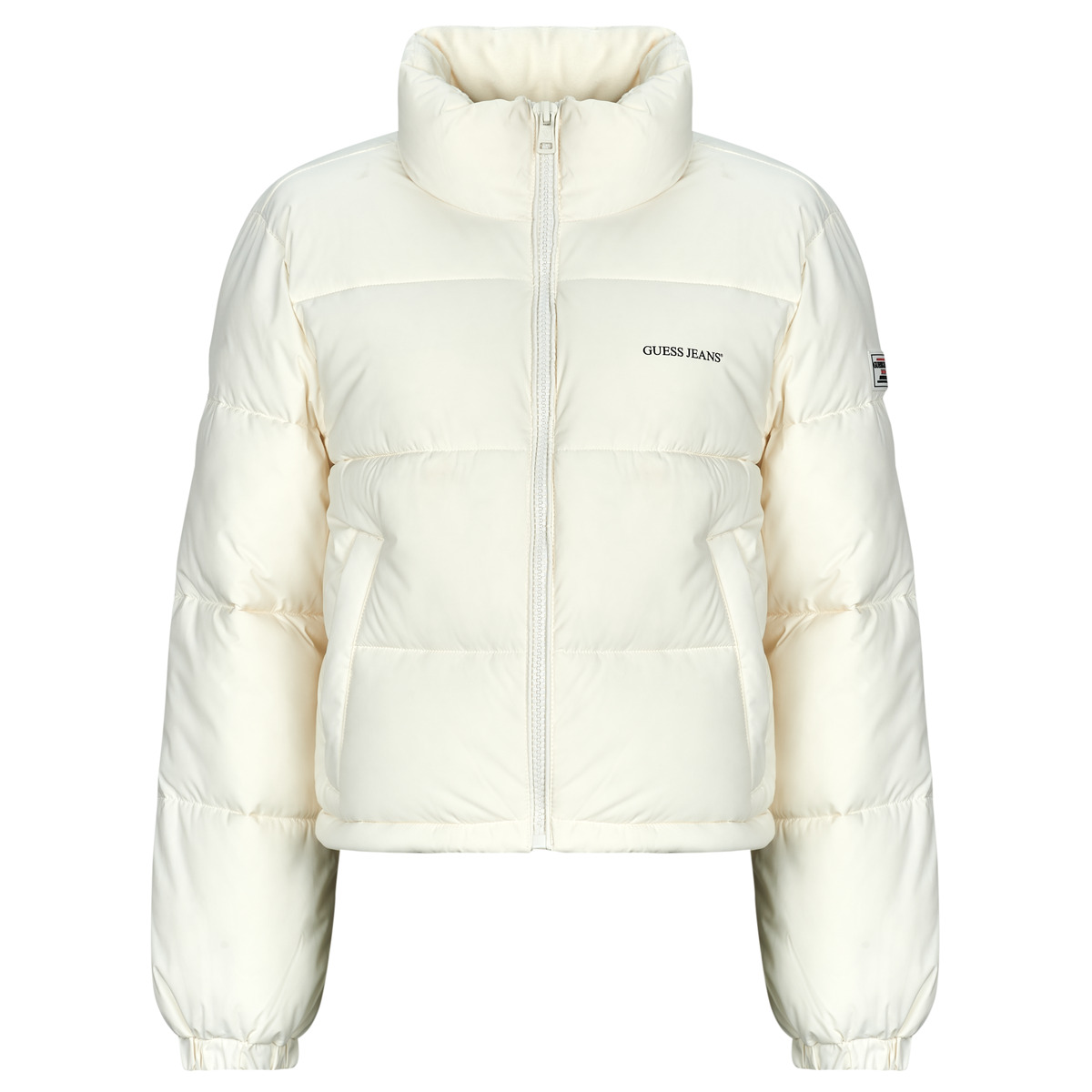 Guess - GJ CROPPED PUFFER - Ecru