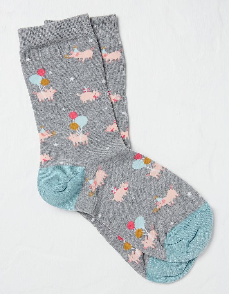 One Pack Party Pigs Socks
