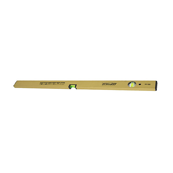 AW Tools - Niveau à bulle ANODISED. Jaune or (50 cm)