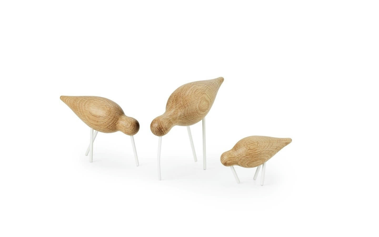 SHOREBIRD - Statuette en bois de chêne H7cm