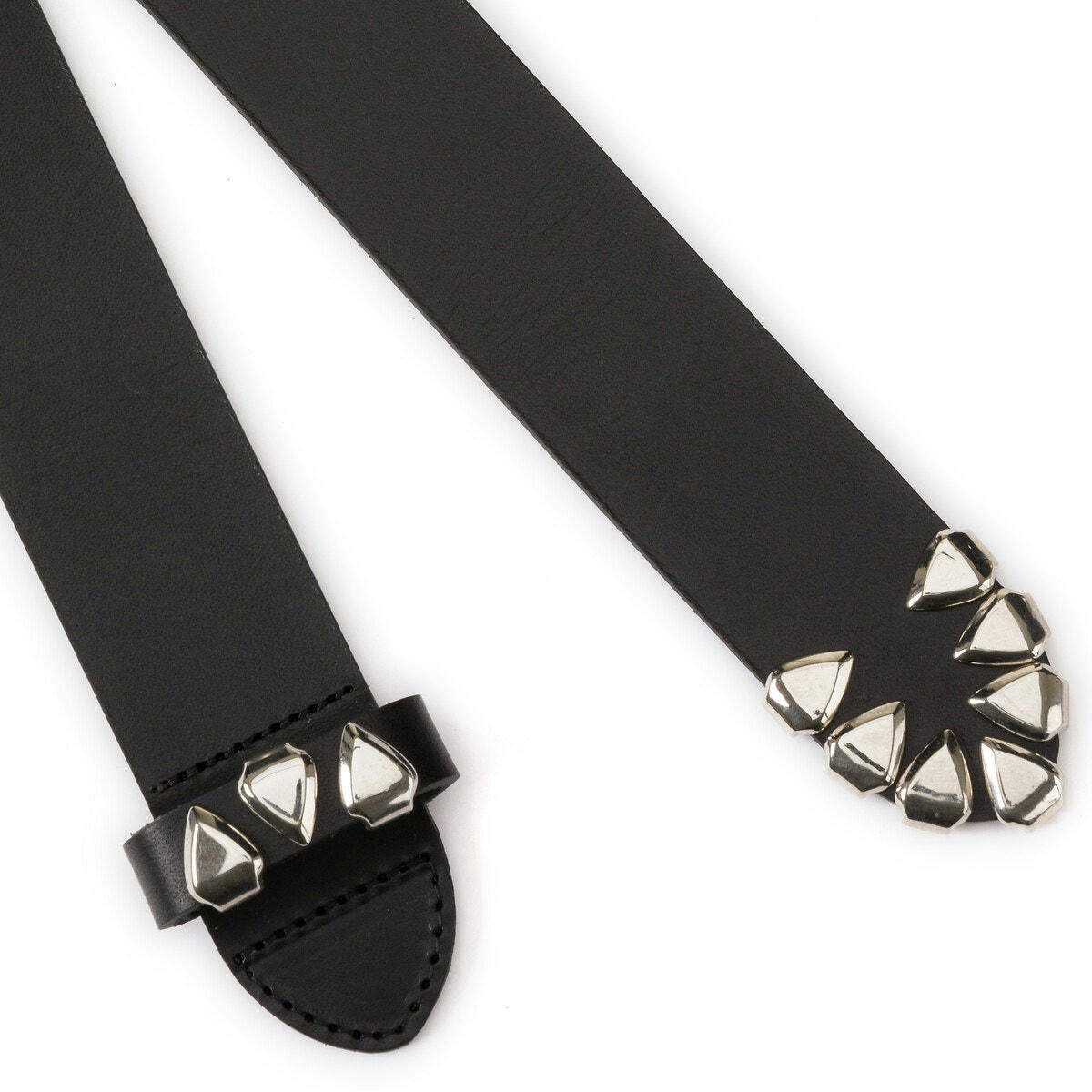 Ceinture en cuir, à nouer