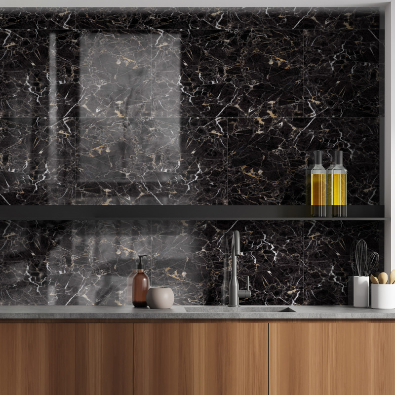 Dalle en PVC Tavira Gloss 65 x 37,5 cm 8 pièces DUMAWALL